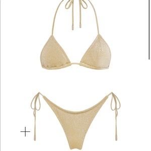 Triangl Vinca Gold Bikini